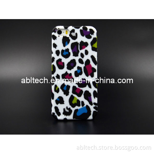 Colorful Leopard Pattern TPU Case with Real Product Pictures Shot for iPhone 5S